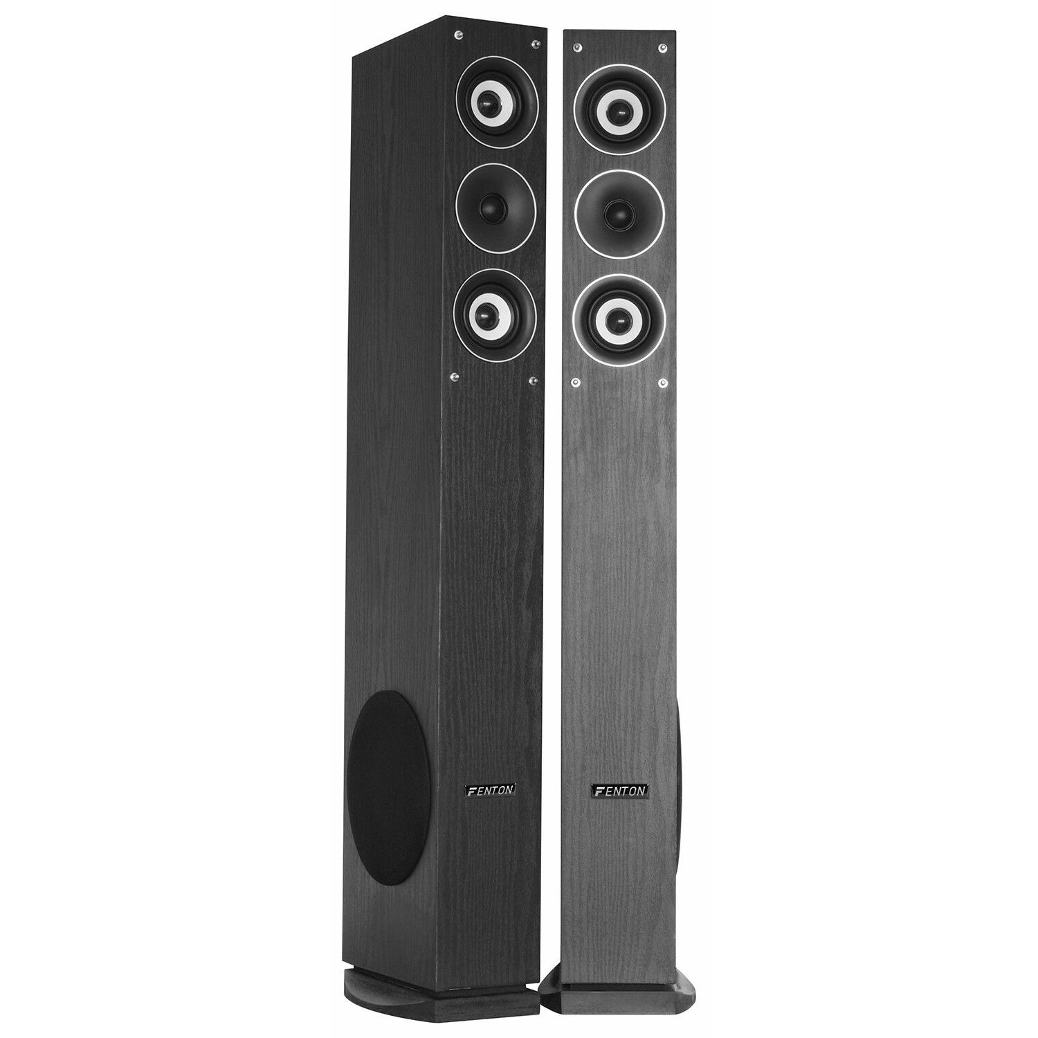 Retourdeal - Fenton SHFT52B HiFi vloerstaande luidsprekerset met