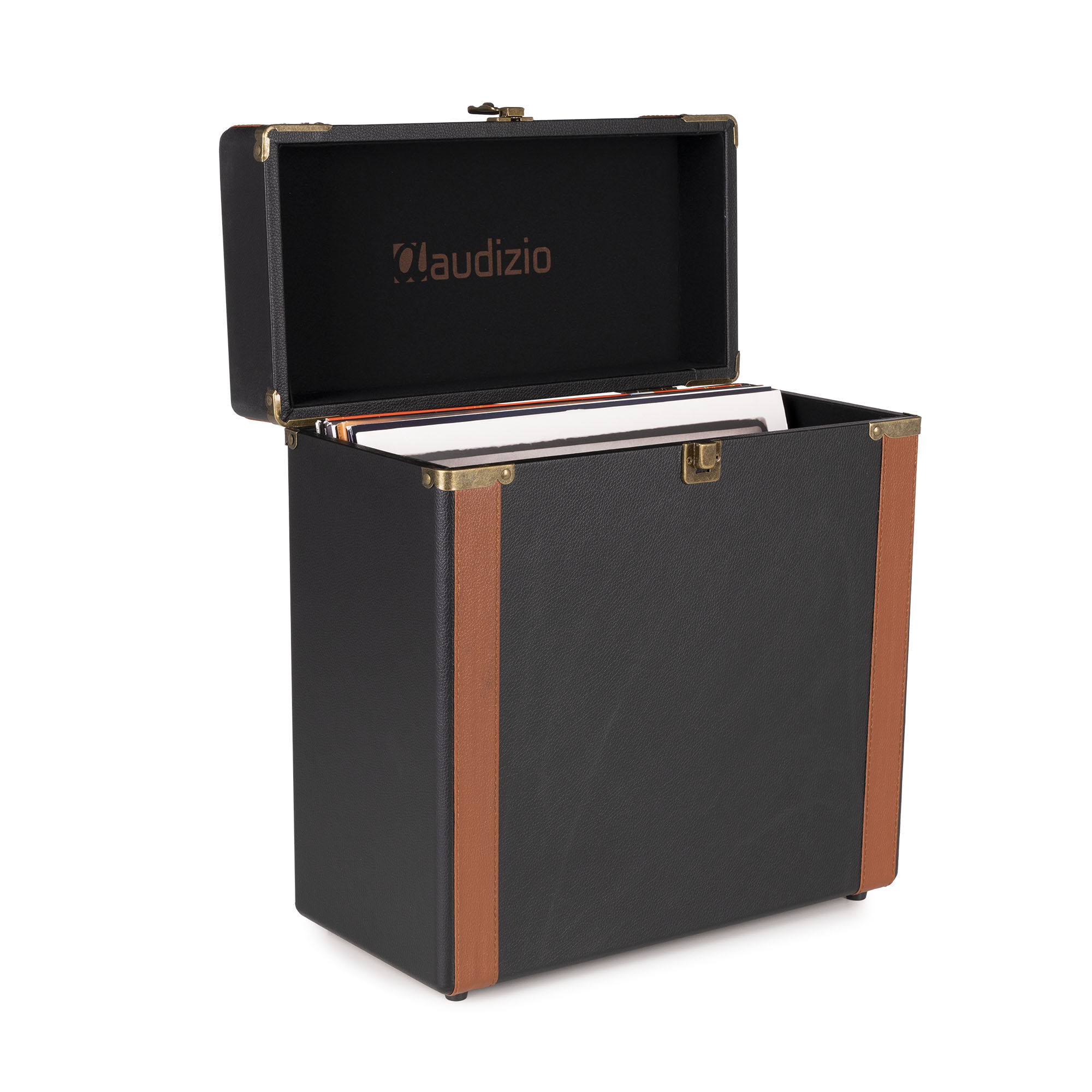 Retourdeal - Audizio RC37 Luxe Vinyl Platenkoffer voor 30 tot 35