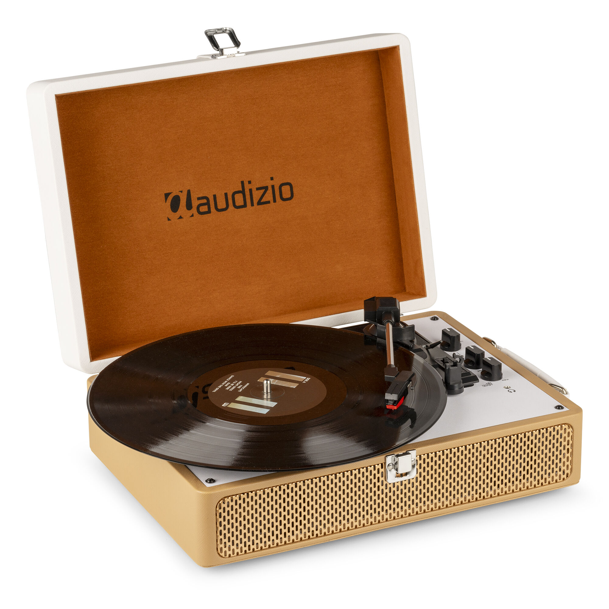 Retourdeal - Audizio RP119 - Retro platenspeler met Bluetooth in