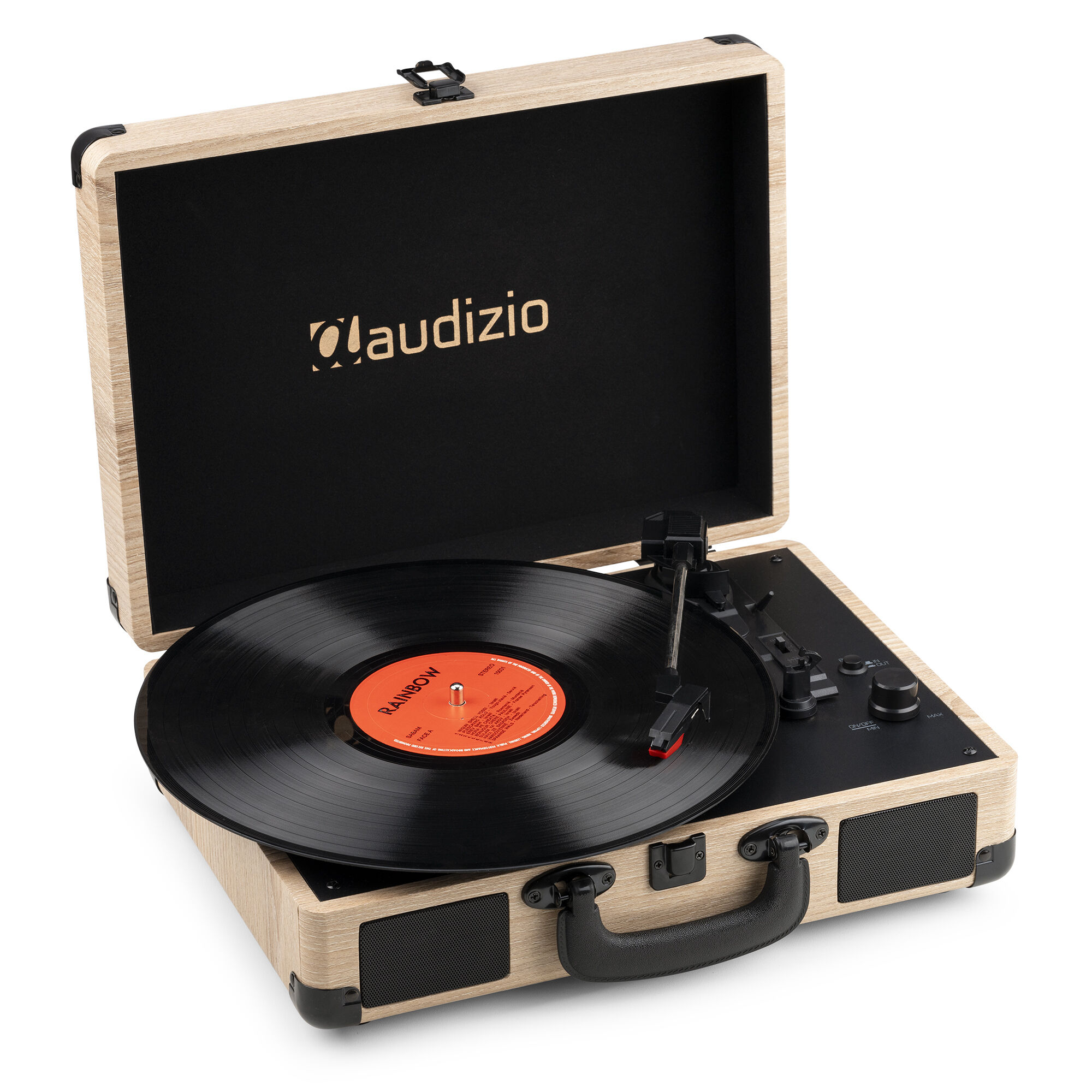 Retourdeal - Audizio RP116LW retro platenspeler met Bluetooth in/out -