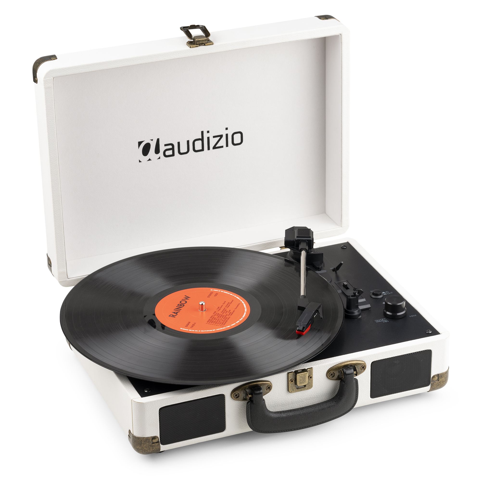 Audizio RP116CR retro platenspeler met Bluetooth - Platenspeler in