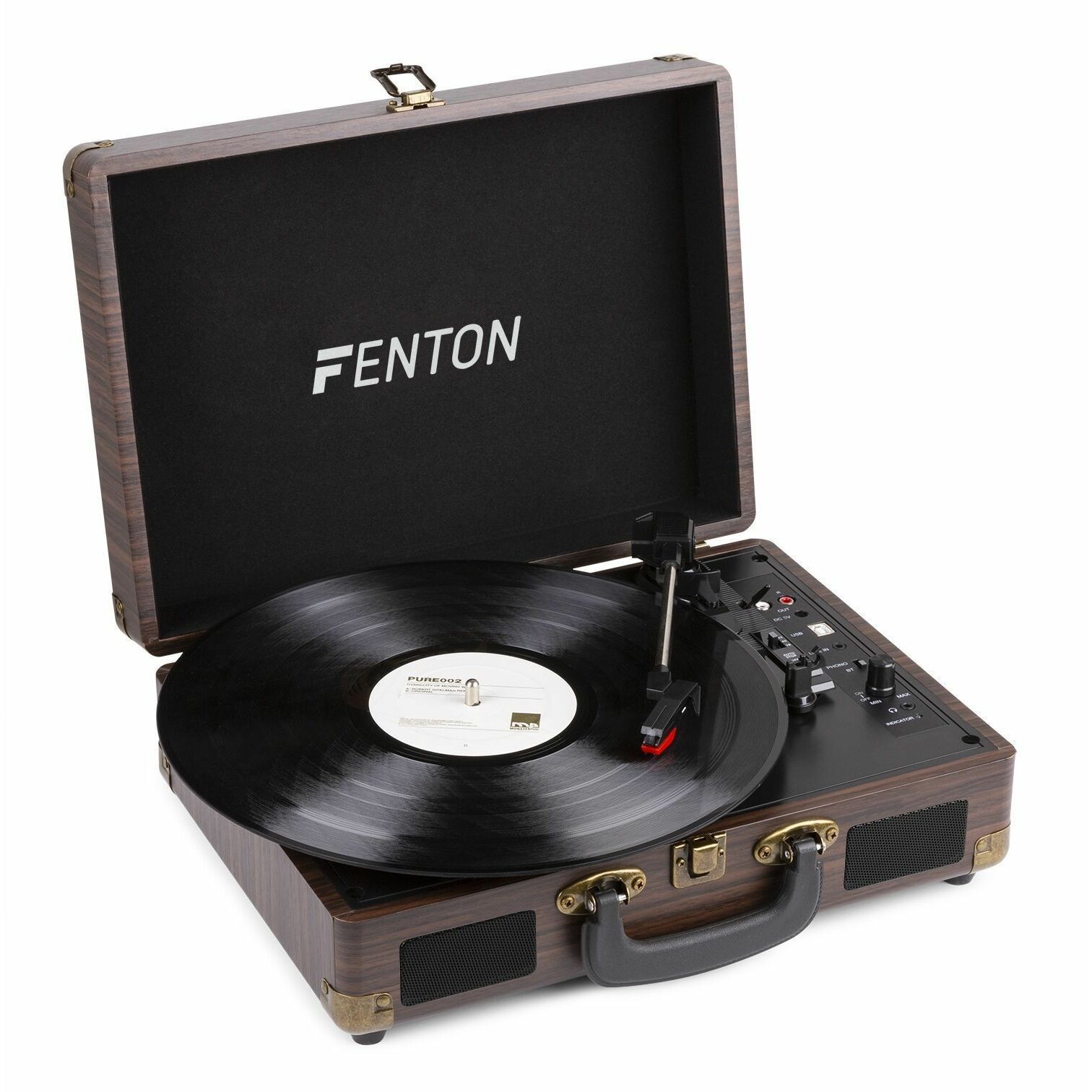 Retourdeal - Fenton RP115B platenspeler met Bluetooth en USB in