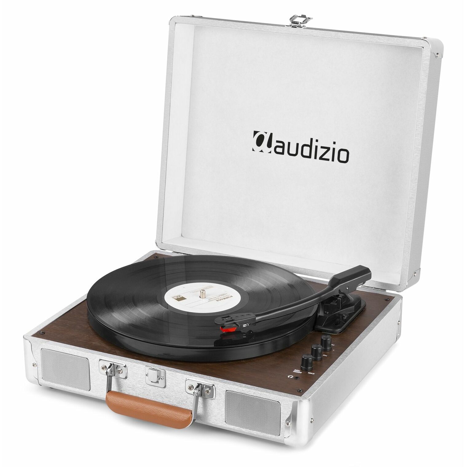 Retourdeal - Audizio RP320 platenspeler met Bluetooth in aluminium