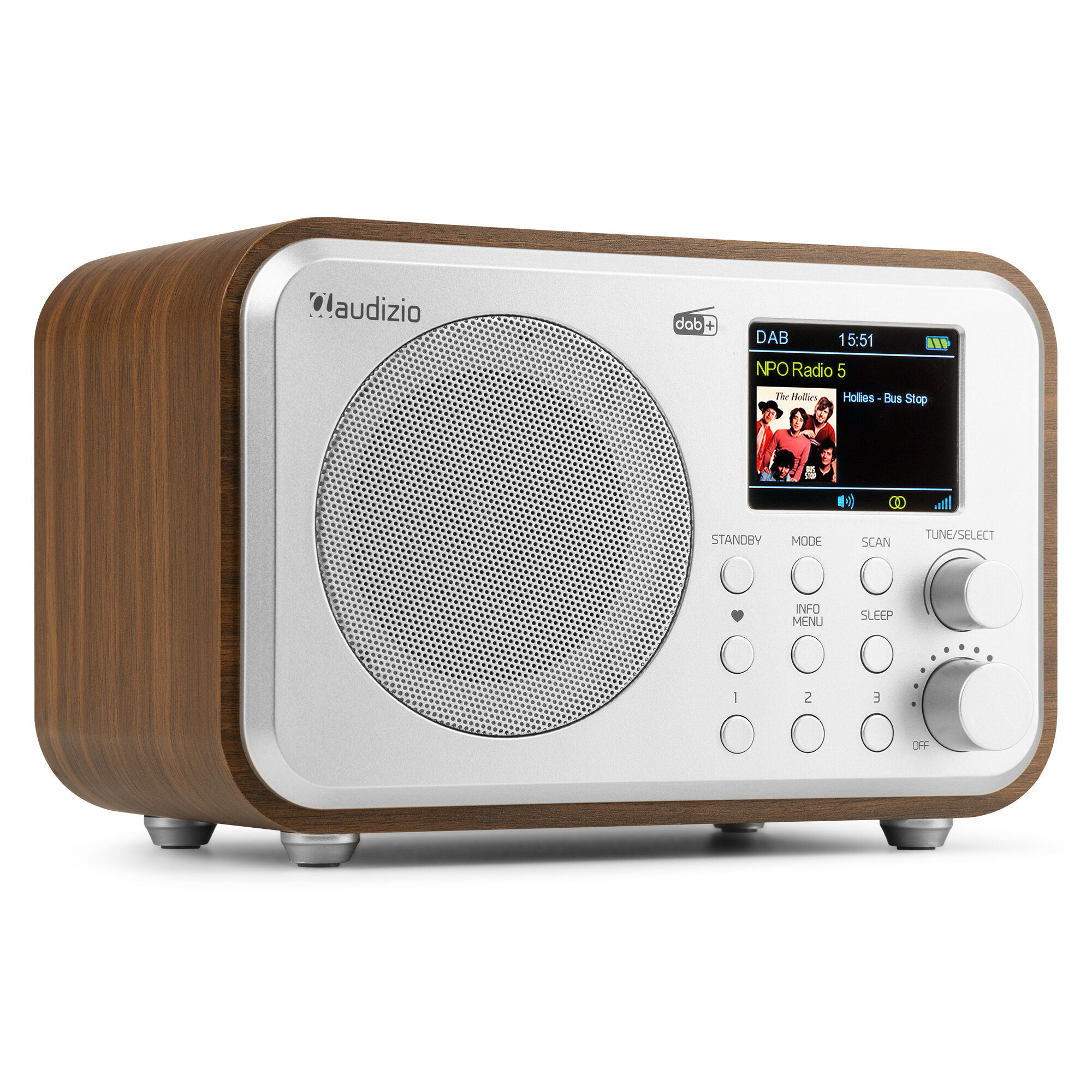 Audizio Retourdeal -  Milan draagbare DAB radio met Bluetooth, FM radio