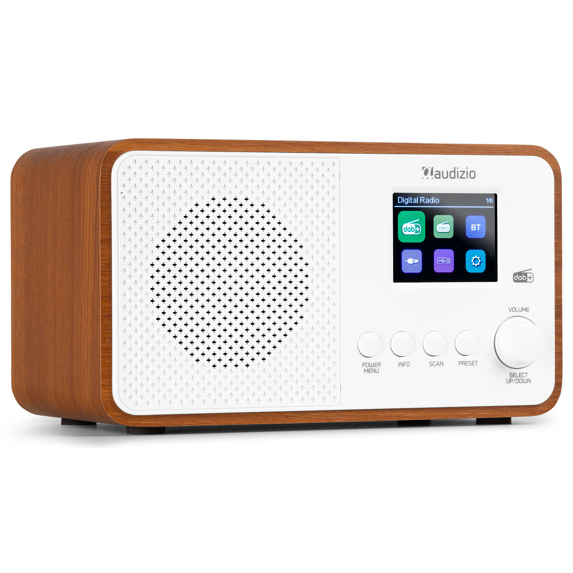 Retourdeal - Audizio Avio DAB radio - Radio met FM, DAB+, Bluetooth en