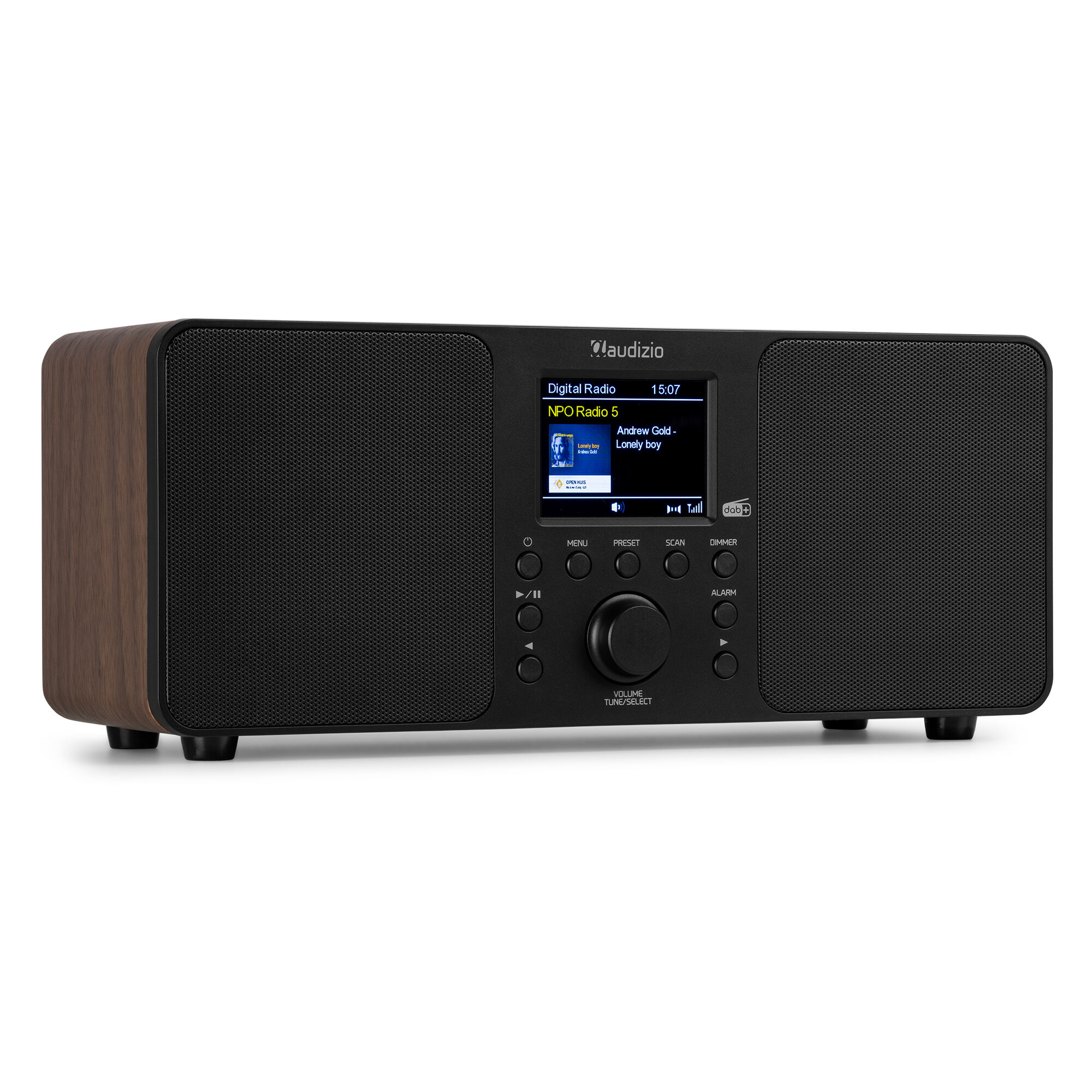 Retourdeal - Audizio Genua DAB radio - DAB+ radio met Bluetooth &