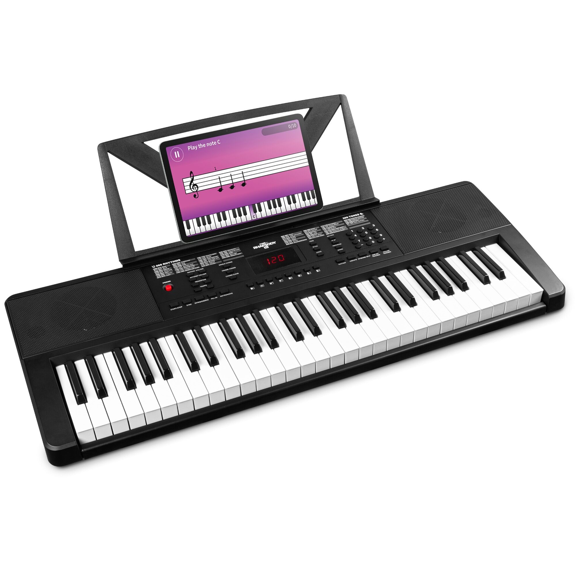 Retourdeal - MAX Rhapsody54 keyboard piano met 54 toetsen - Voor