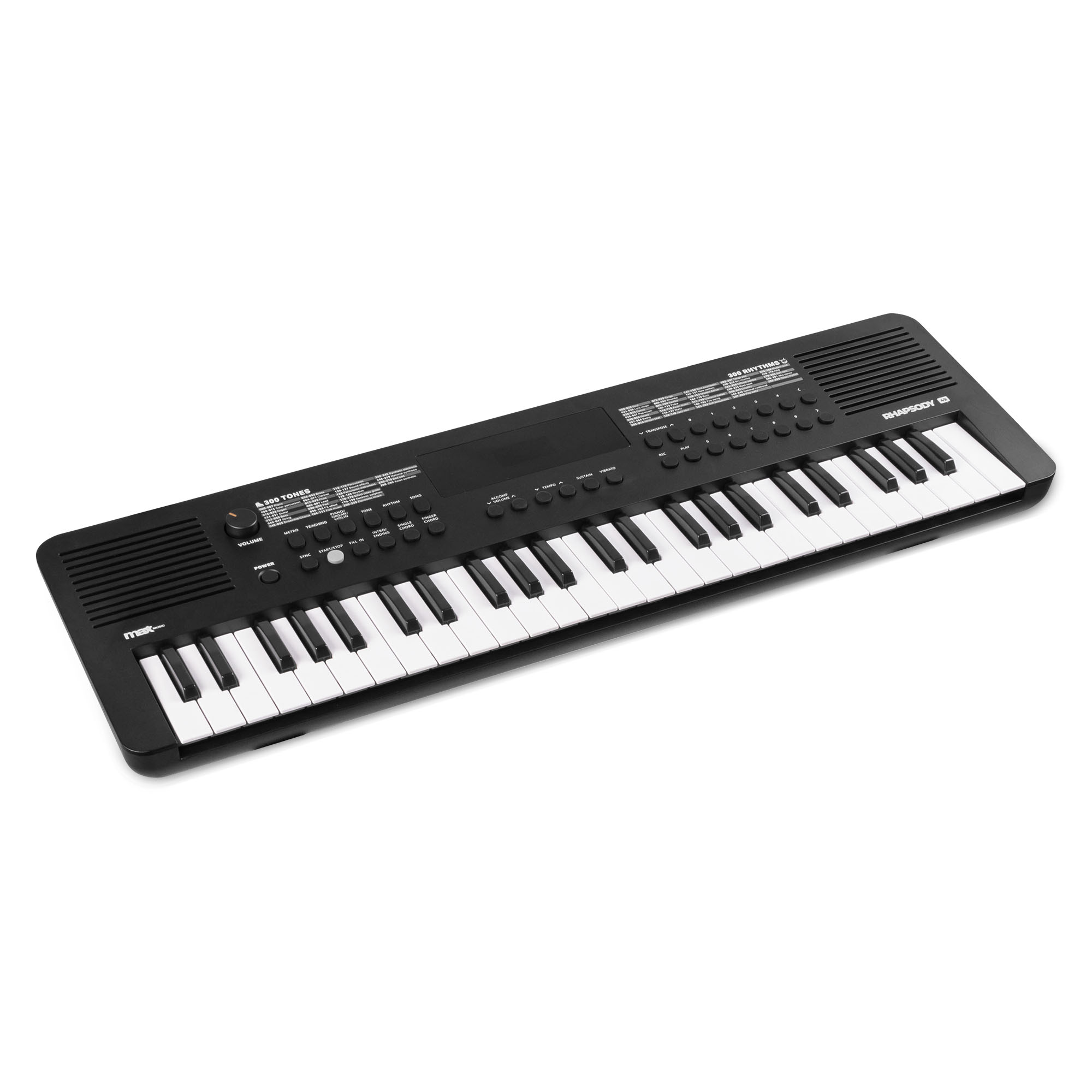 MAX Rhapsody49 keyboard piano met 49 toetsen - Ideaal voor beginners -