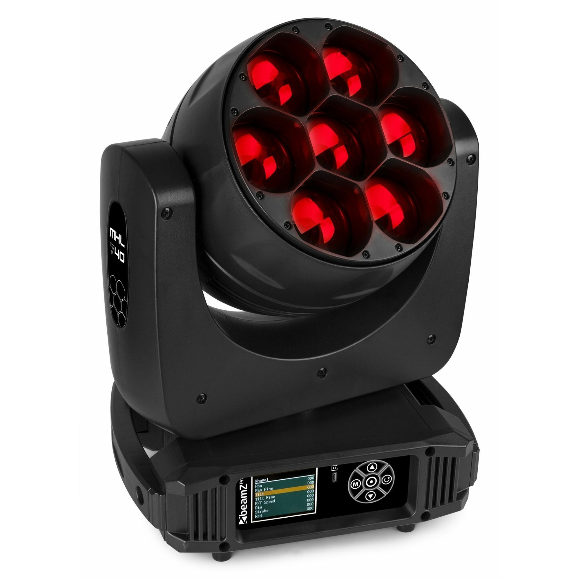 Retourdeal - BeamZ Professional MHL740 LED Moving Head Zoom 7x40 Watt