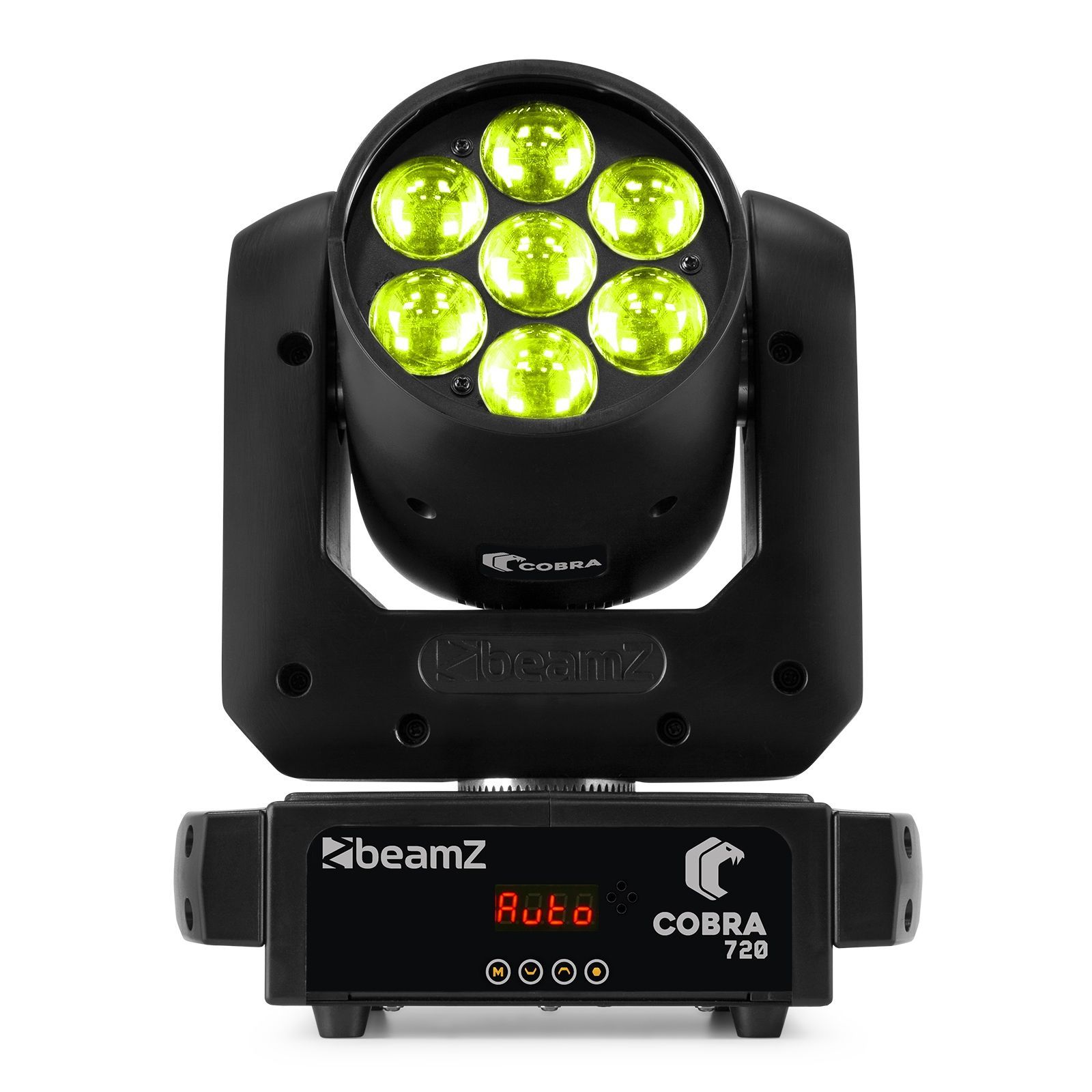 BeamZ Cobra 720 Wash Moving Head 7x 20 Watt met Zoom