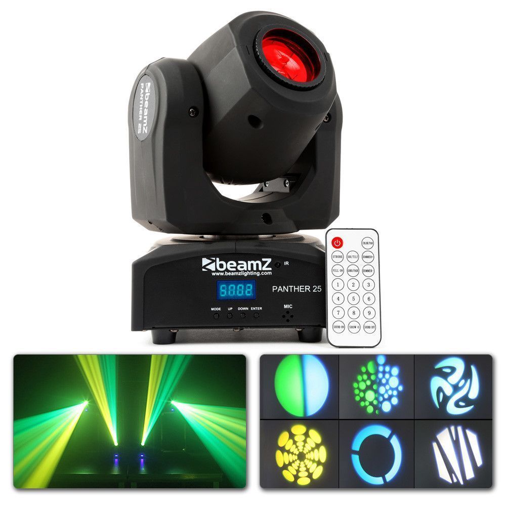 Retourdeal - BeamZ Panther 25 LED spot movinghead 12W CREE