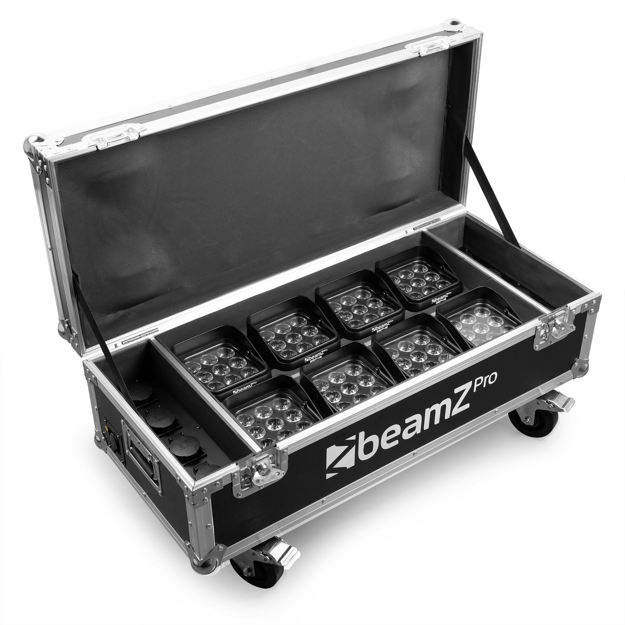 BeamZ Professional FCC12 Flightcase voor 8x BBP48 Uplights met