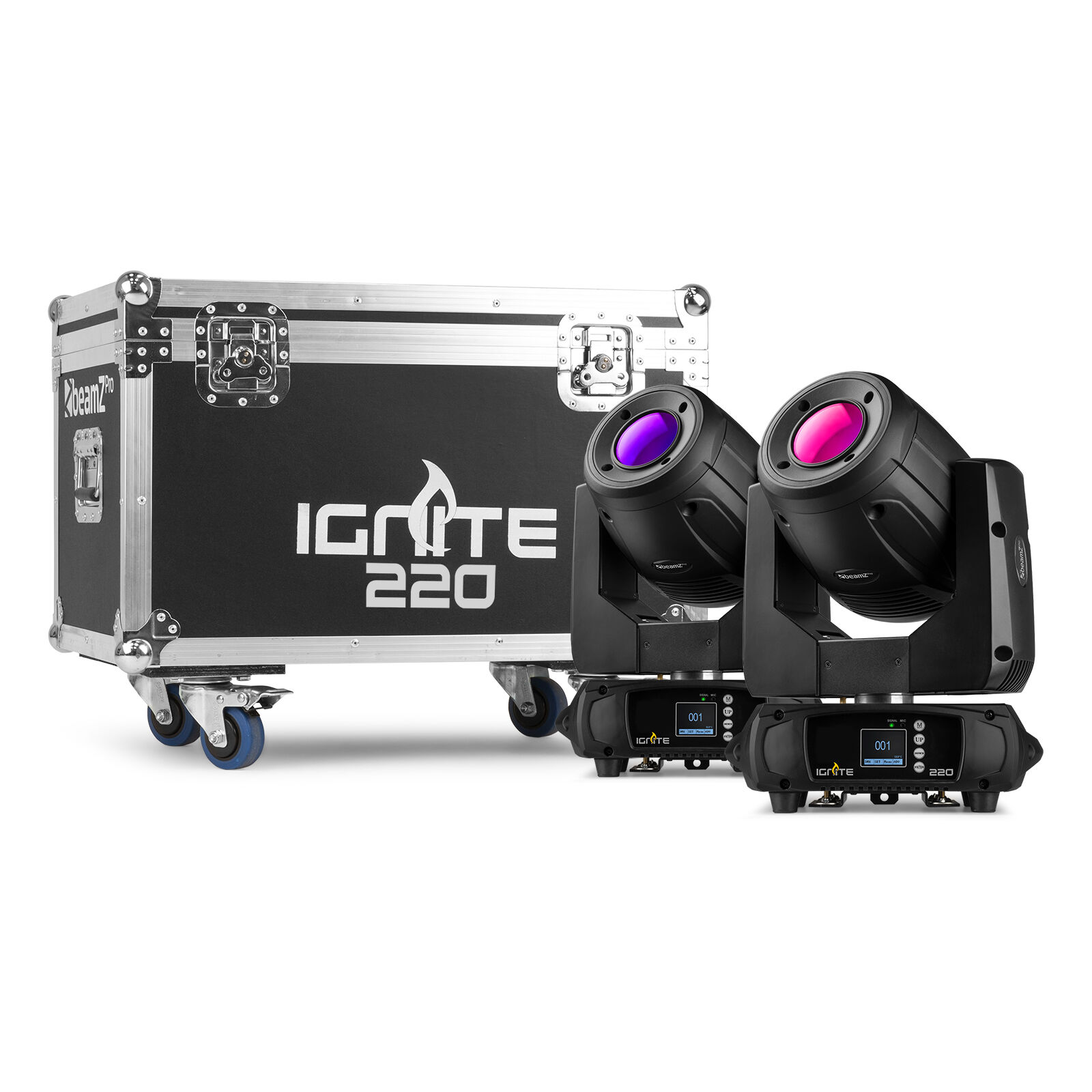 Retourdeal - BeamZ Professional IGNITE220 moving head set van 2 stuks