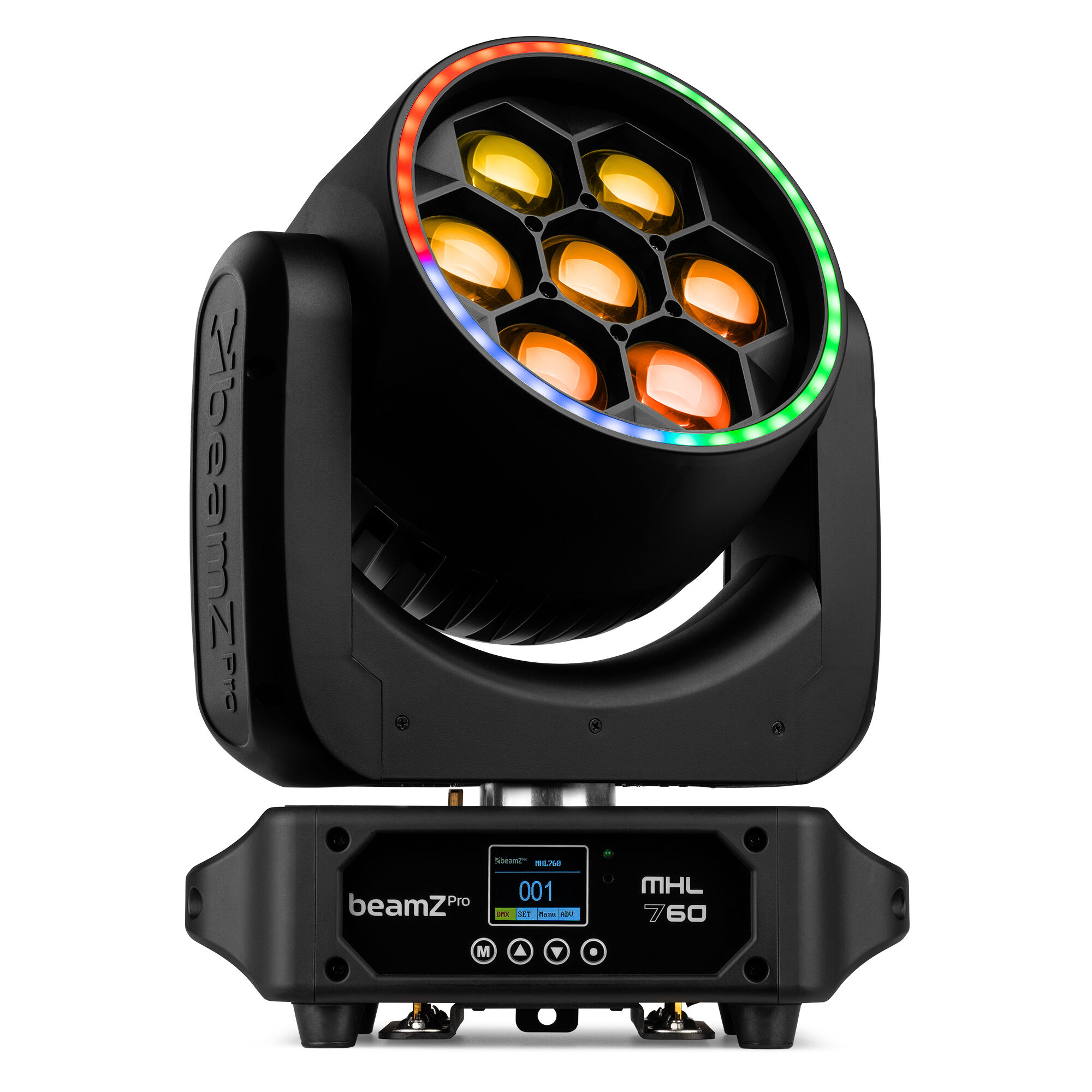 BeamZ Professional MHL760 LED bee eye moving head met roterende