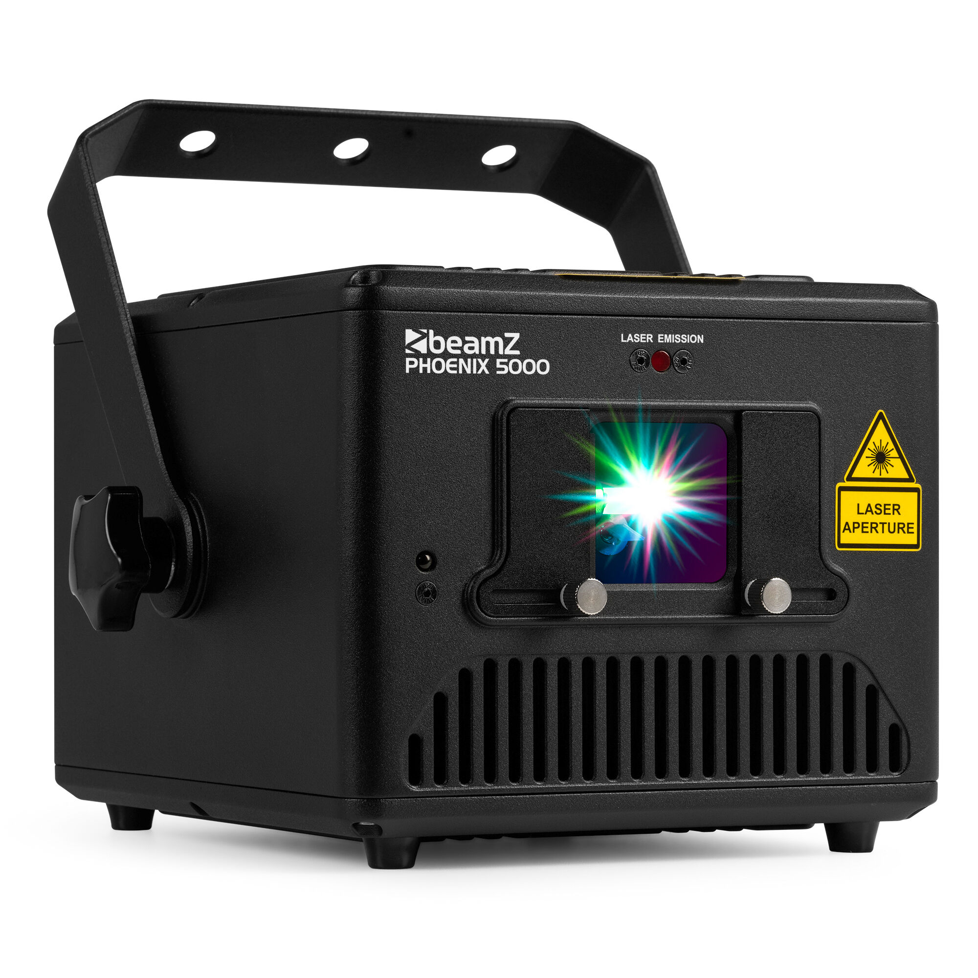 BeamZ Phoenix5000 laser - RGB laser 5W - Met ILDA en DMX - Inclusief