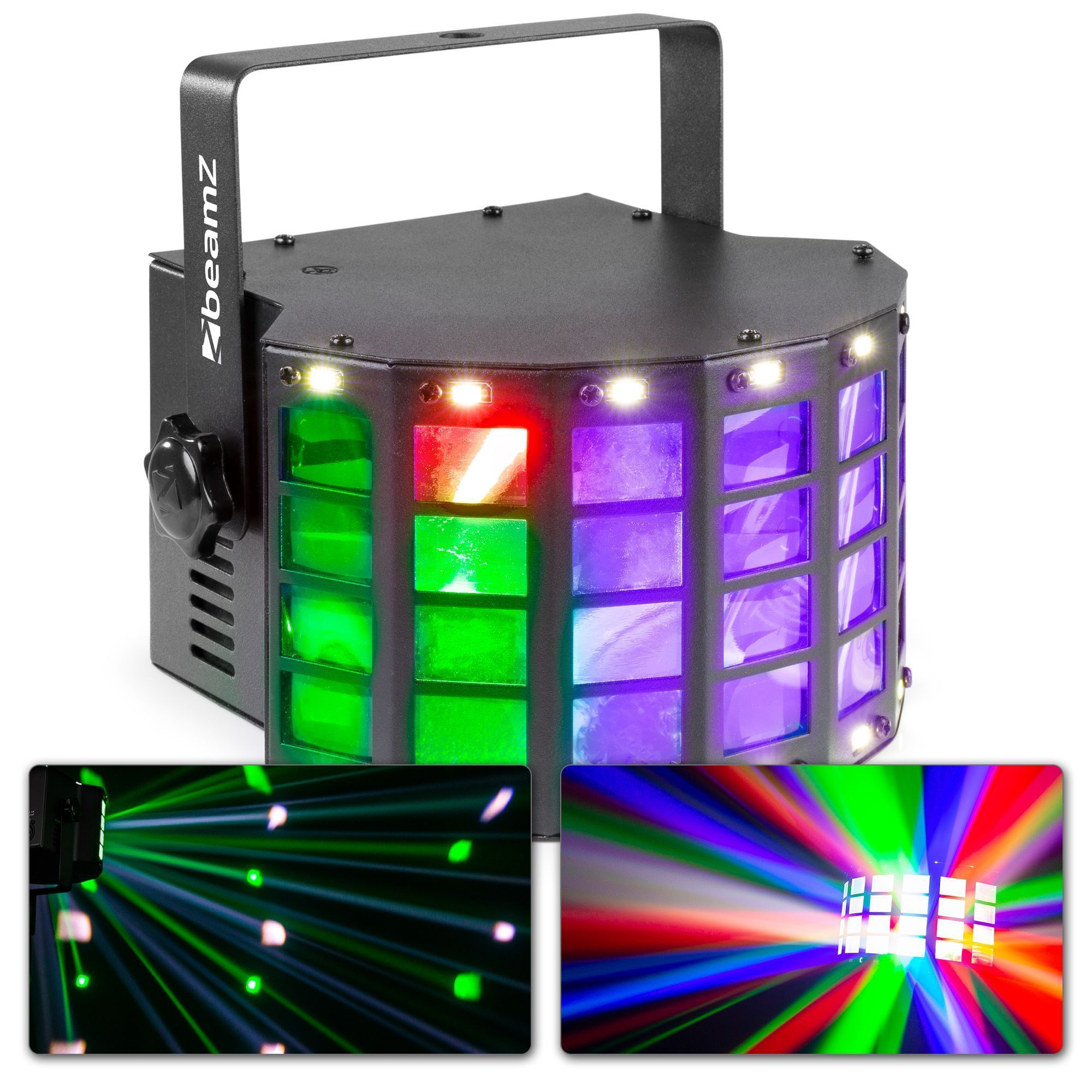 Retourdeal - BeamZ DerbyStrobe LED lichteffect met DMX en