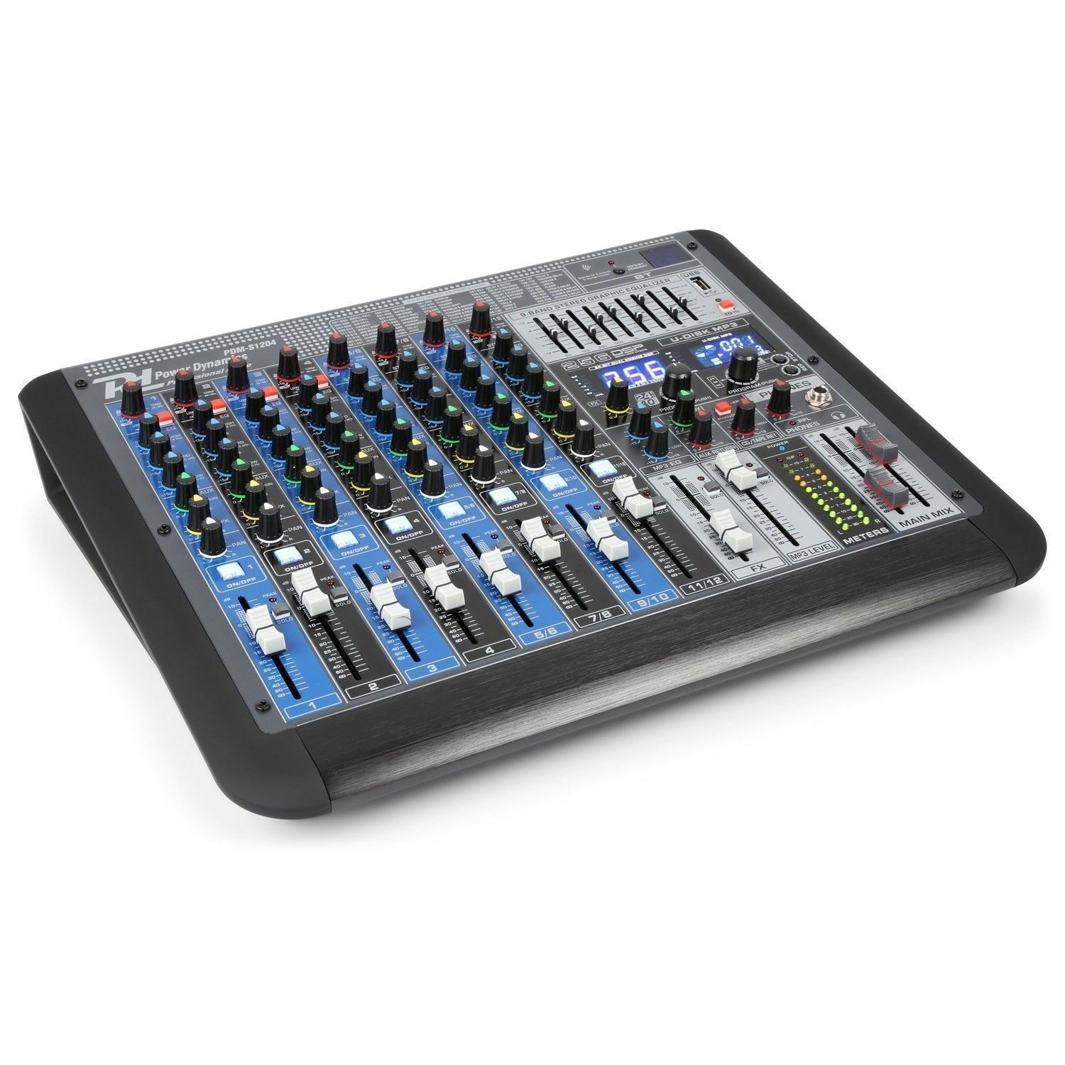 Retourdeal - Power Dynamics PDM-S1204 professionele 12 kanaals mixer