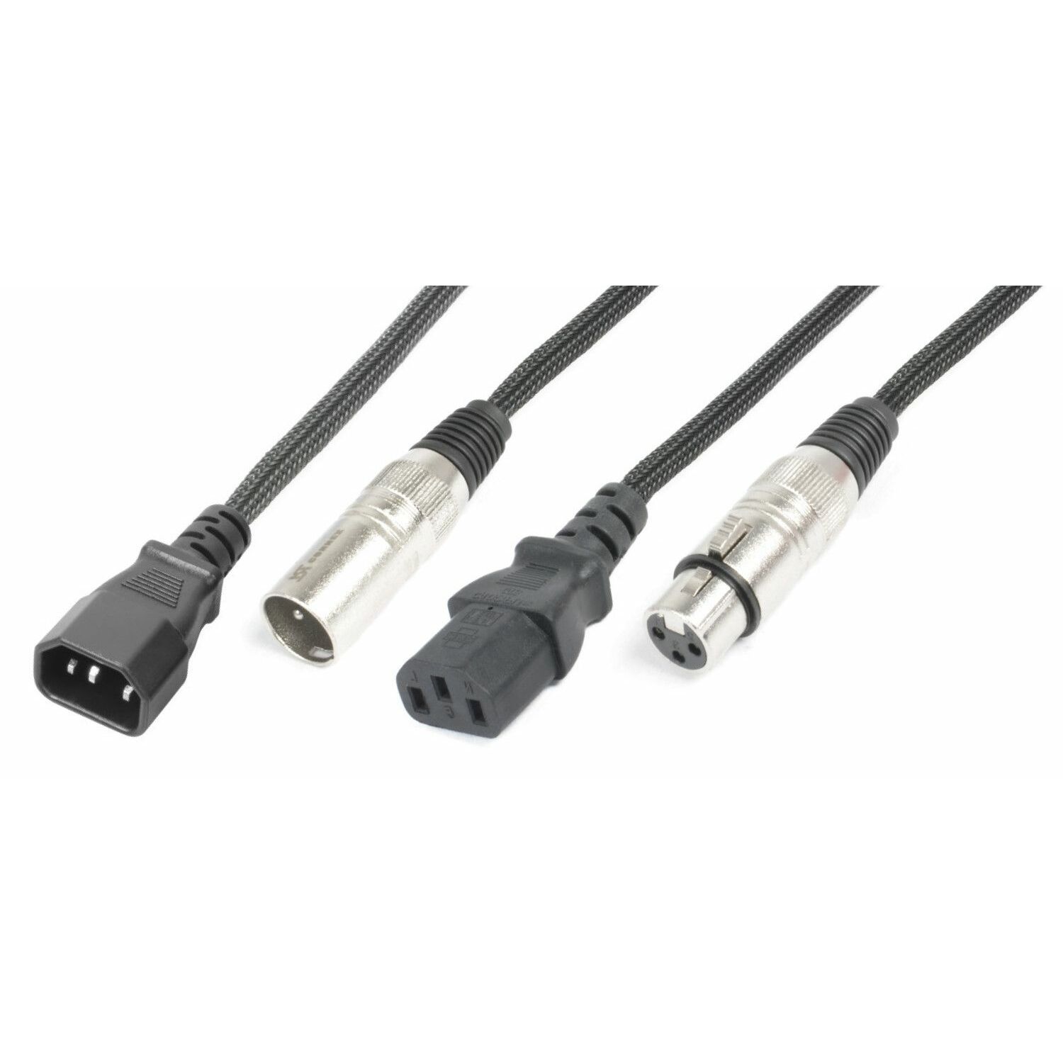 Combikabel – PD Connex LDI05 combikabel voor koppeling van lichteffecten, 5 meter. Twee kabels in één!