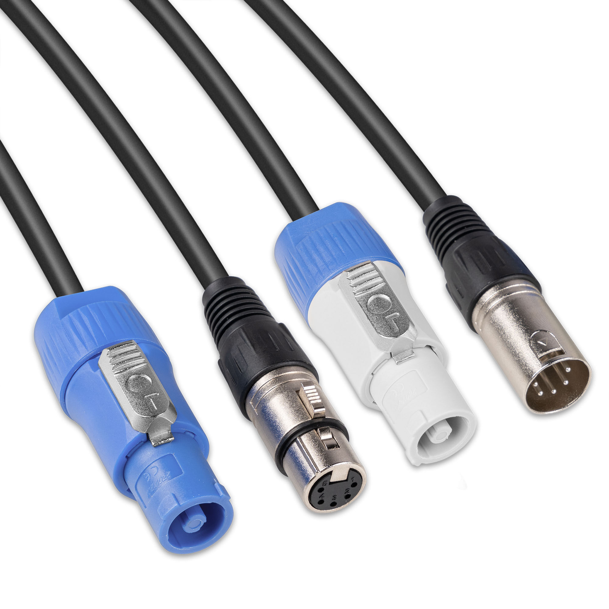 PD Connex CX11-0.5 Combikabel Powerconnector en 5 pins XLR - Voor