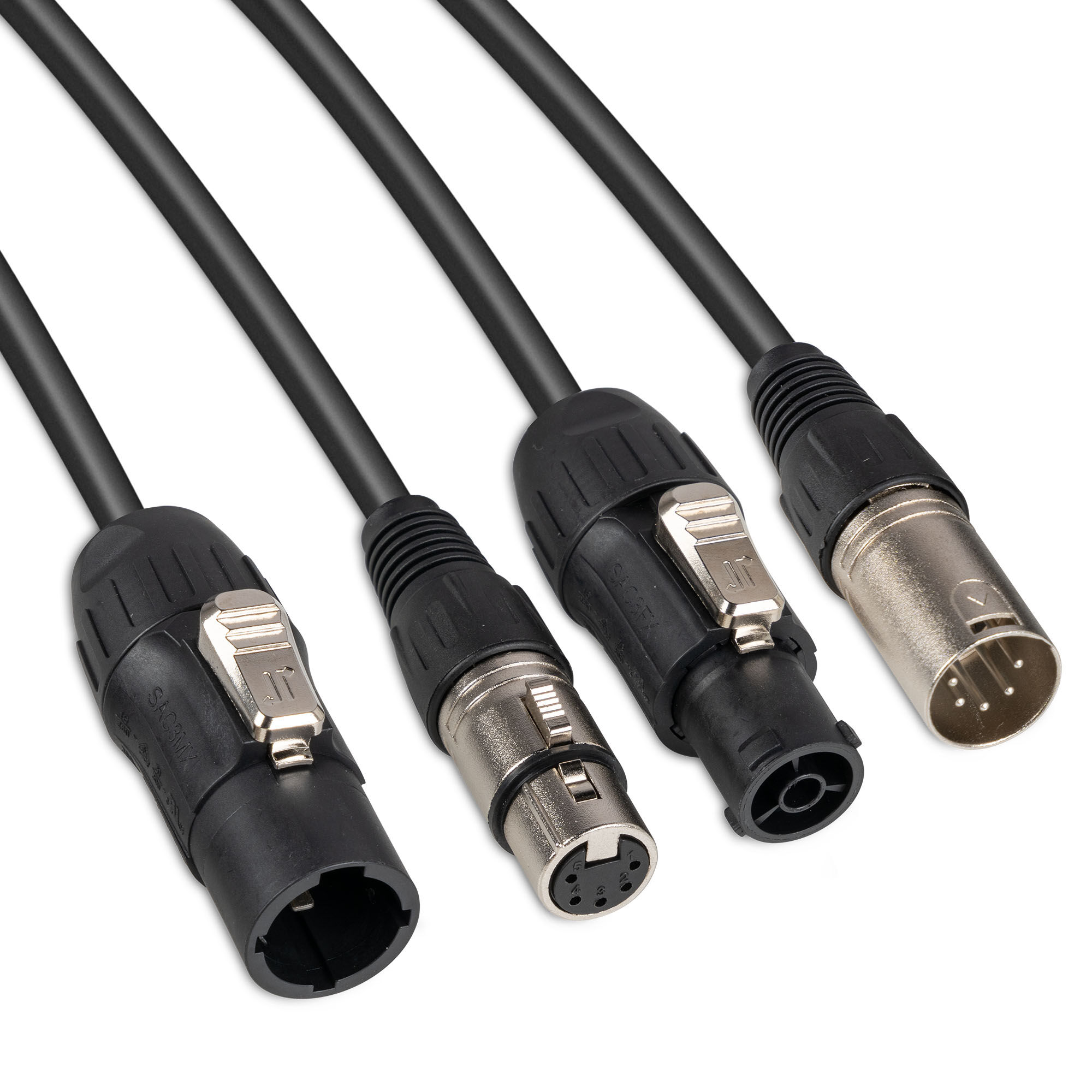 PD Connex CX13-0.5 Combikabel Powerconnector TR - 5 pins XLR - IP65