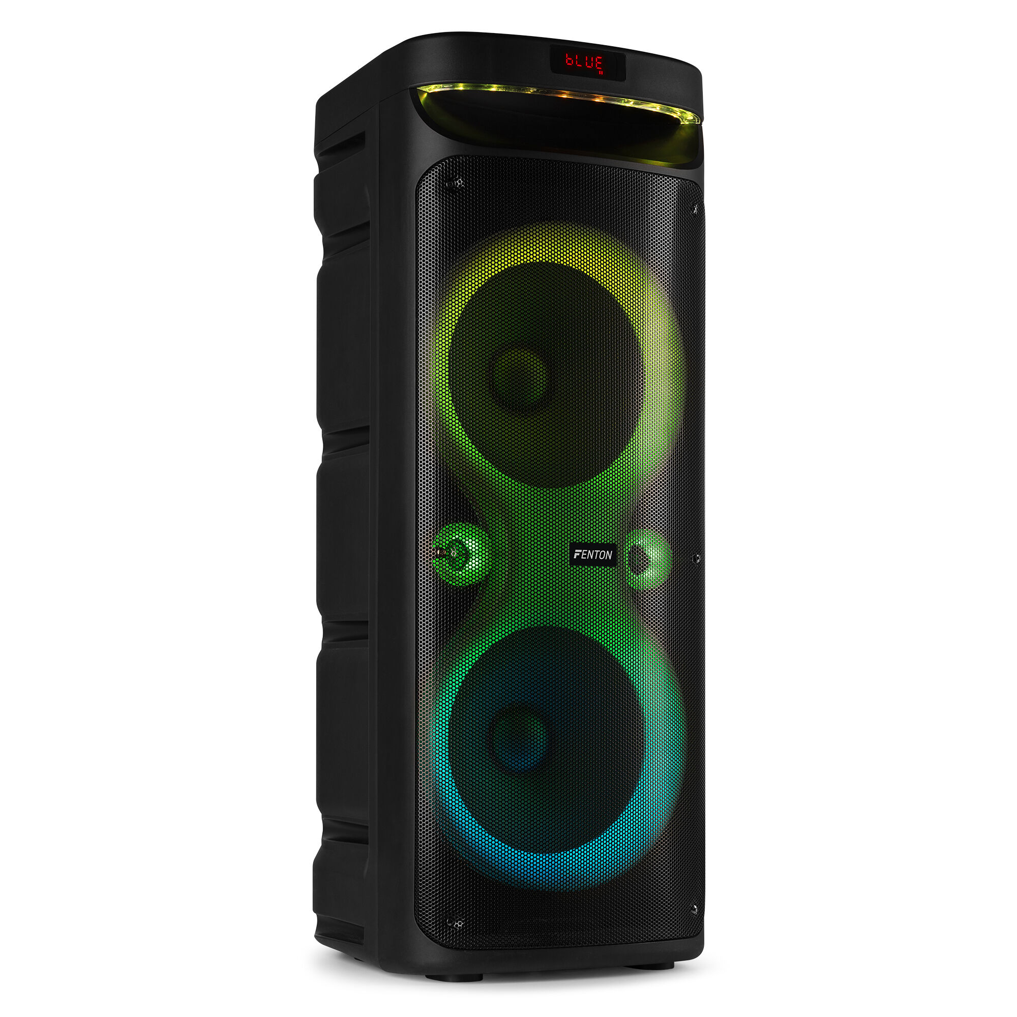 Fenton Track610 portable speaker Bluetooth - Partybox met microfoon,