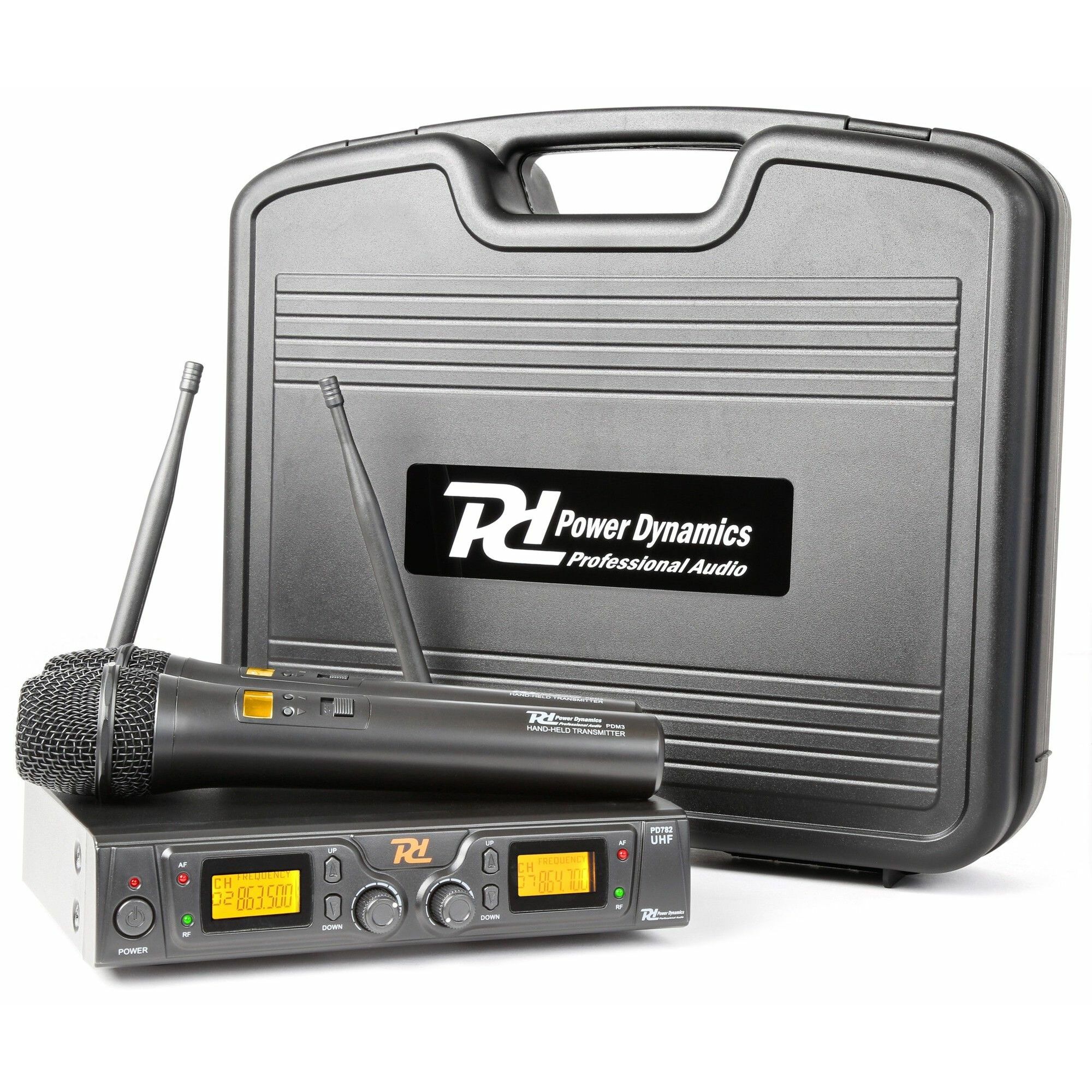 Retourdeal - Power Dynamics PD782 (UHF) Draadloos microfoonsysteem duo