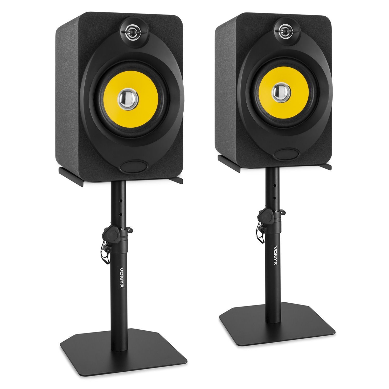 dubbel specificatie Rechtsaf Vonyx XP50 Bluetooth speakers voor pc of studio, incl. standaards - 100W  kopen?