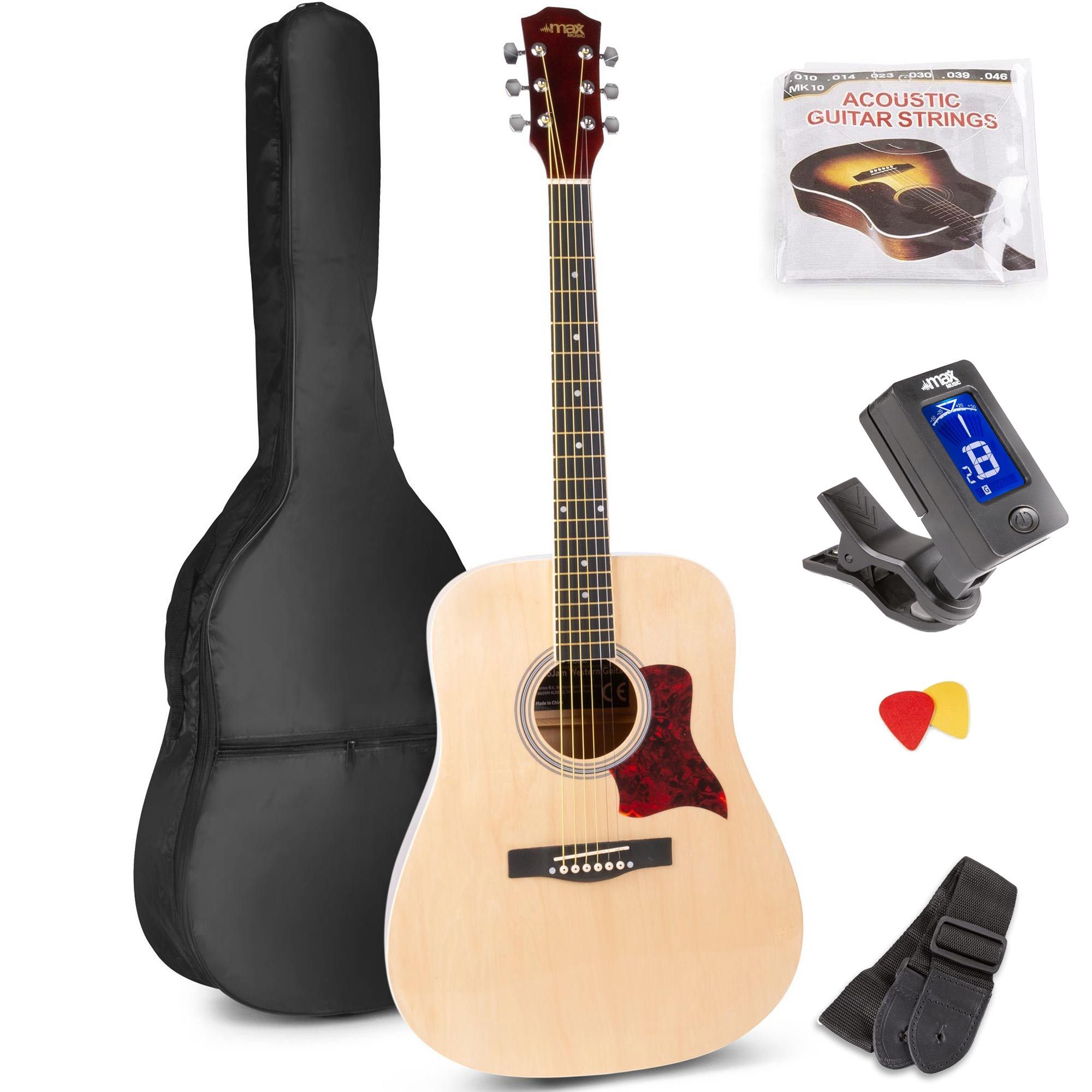 kalmeren Ongepast gesponsord MAX SoloJam Western akoestische gitaar starterset - Naturel (hout) kopen?