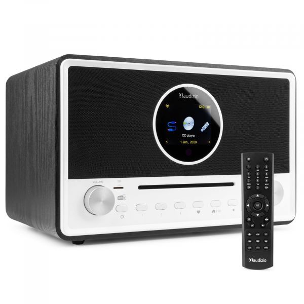Lucca stereo DAB radio met cd speler, internetradio, Bluetooth en mp3 speler - Zwart kopen?