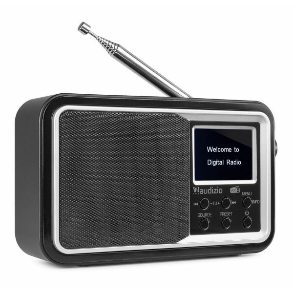 laten we het doen pedaal Orthodox Audizio Parma draagbare DAB radio met Bluetooth en FM radio - Zwart kopen?