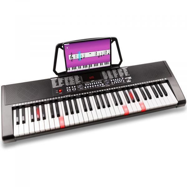 Koningin pensioen bladerdeeg MAX KB5 keyboard voor beginners met 61 lichtgevende toetsen kopen?
