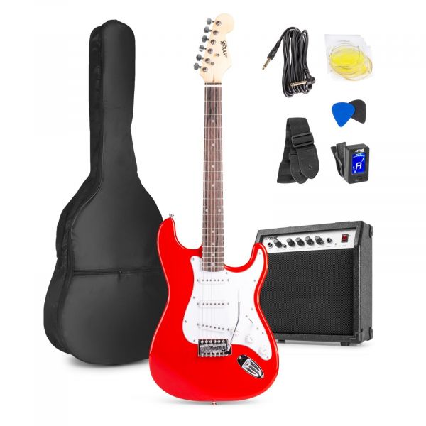 geeuwen Walging Lam MAX GigKit elektrische gitaar starterset met o.a. 40W versterker - Rood  kopen?