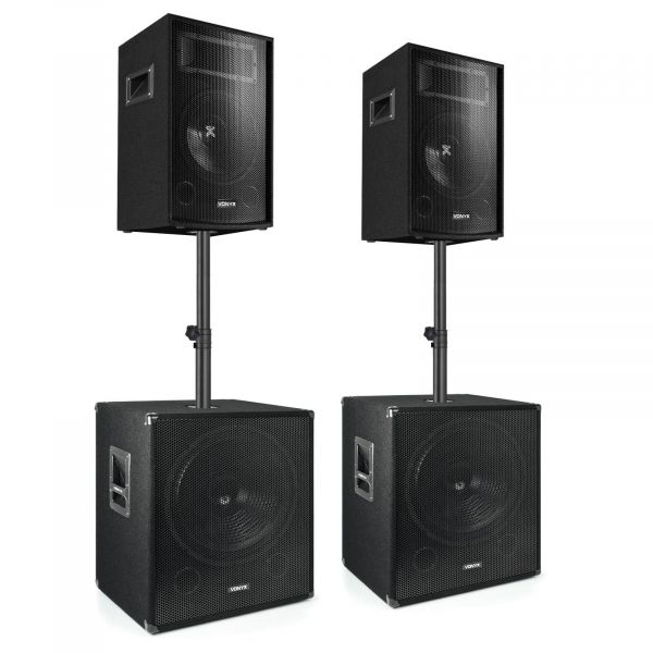Vonyx 1700W Subwoofer "Super Bass 2 Speakers, 2 kopen?
