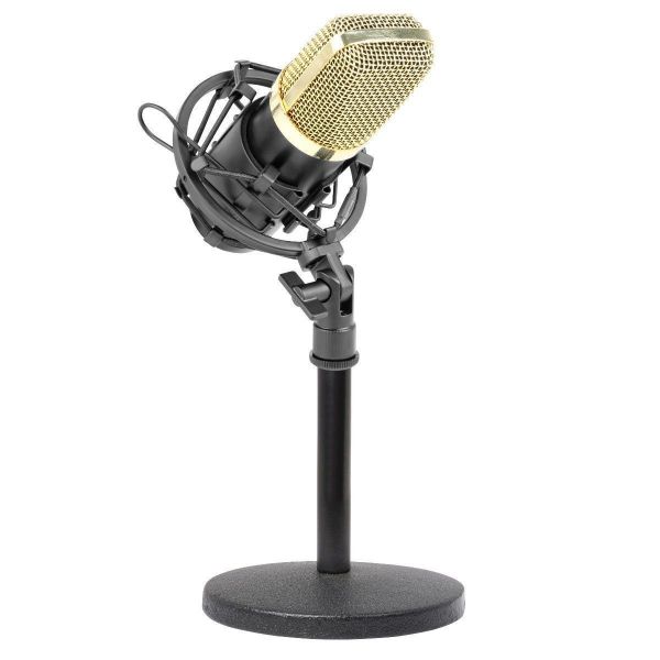 modder Makkelijk te begrijpen staan Vonyx CM400B studio condensator microfoon met tafelstandaard kopen?