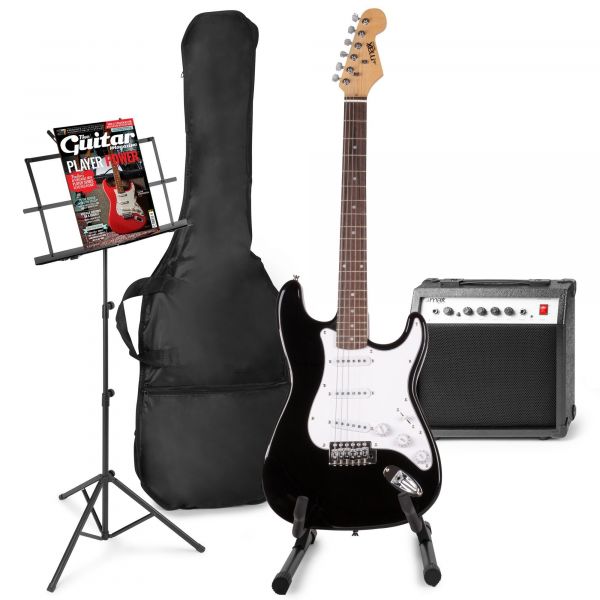 GigKit elektrische gitaar set met o.a. muziek- gitaarstandaard - Zwart kopen?