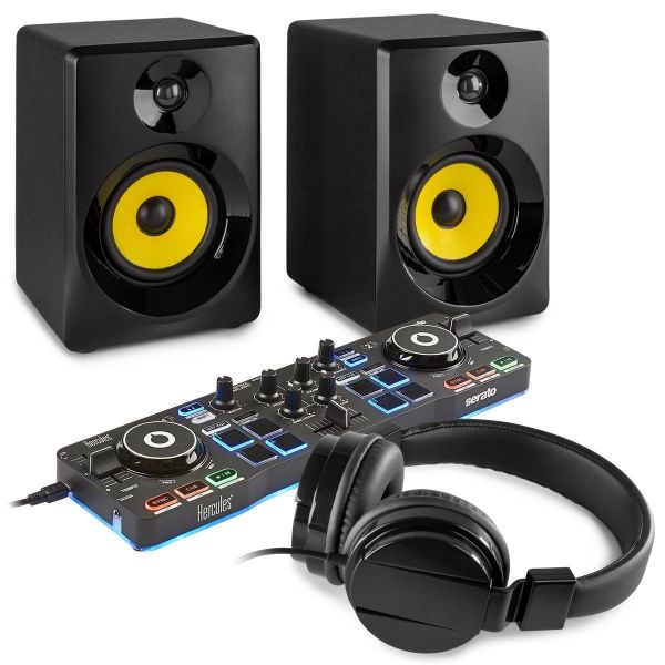 DJControl Starlight DJ met actieve speakers - Zwart kopen?