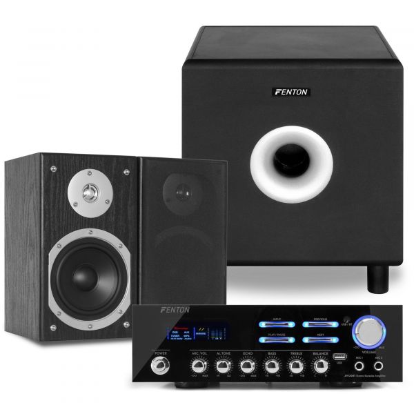 Fenton 2.1 stereo set with Bluetooth and subwoofer