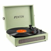 Fenton RP118C retro platenspeler met Bluetooth in /out en USB - Groen