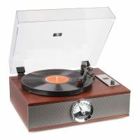 Retourdeal - Fenton RP180 retro platenspeler met Bluetooth, CD speler en radio