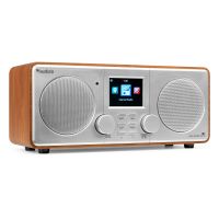 Audizio Foza internetradio - DAB radio met Bluetooth - Digitale radio met stereo speakers - Zilver