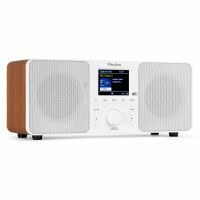 Retourdeal - Audizio Genua DAB radio - DAB+ radio met Bluetooth & wekkerradio - Incl. afstandsbediening - Wit