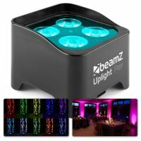 BeamZ BBP90 Uplight PAR spot op accu met 4x 4W LED's