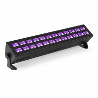 BeamZ BUV243 blacklight bar - 24 x 3 Watt UV LED's - DMX - Stroboscoop functie