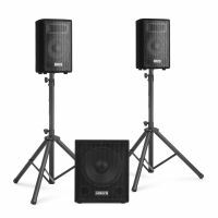 Vonyx VX0812BT complete geluidsinstallatie met Bluetooth - 2.1 active speakerset - 800W