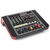 Power Dynamics PDM-M404A 4 kanaals muziek mixer / versterker