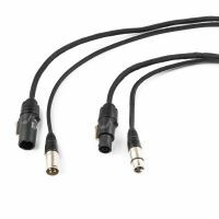 PD Connex CX07-05 Combikabel Powerconnector TR - XLR M / Powerconnector TR - XLR F - 0.5 meter