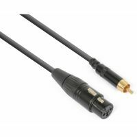 PD Connex Kabel XLR Female - RCA Male 15cm