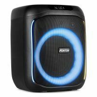 Retourdeal - Fenton Track160 portable speaker met Bluetooth - Partybox met LED-lichten en oplaadbare accu - 100W