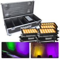 BeamZ Star-Color 360 (vier stuks) in FL4 flightcase