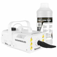 BeamZ SNOW900LED sneeuwmachine met 1 liter sneeuwvloeistof